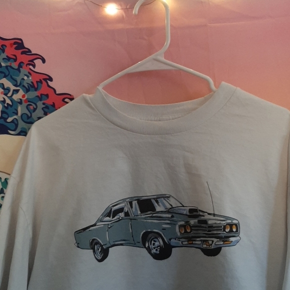 brandy melville cropped aleena motor show 1984 top - Picture 2 of 4